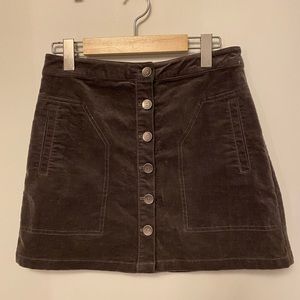 Forever 21 Skirt - Grey Suede